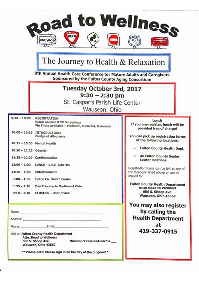 2017 Road to Wellness Flyer